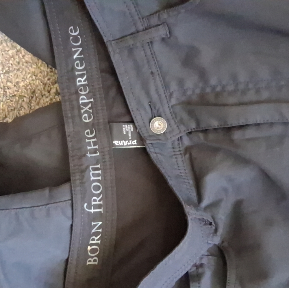Prana Convertible Cargo Fleece Lined Pants Sz 38 Outdoors Hiking Minimalist - Picture 10 of 10